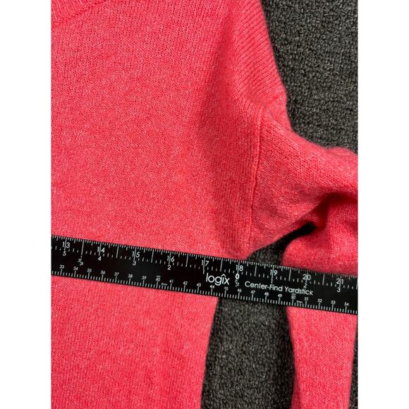 GAP Wool Blend Knit Tunic Sweater Womens Size S Primrose Pink Crew Neck - Picture 8 of 8